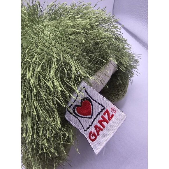 GANZ WEBKINZ Shaggy Green Frog HM001- No Code- Retired - Picture 6 of 7